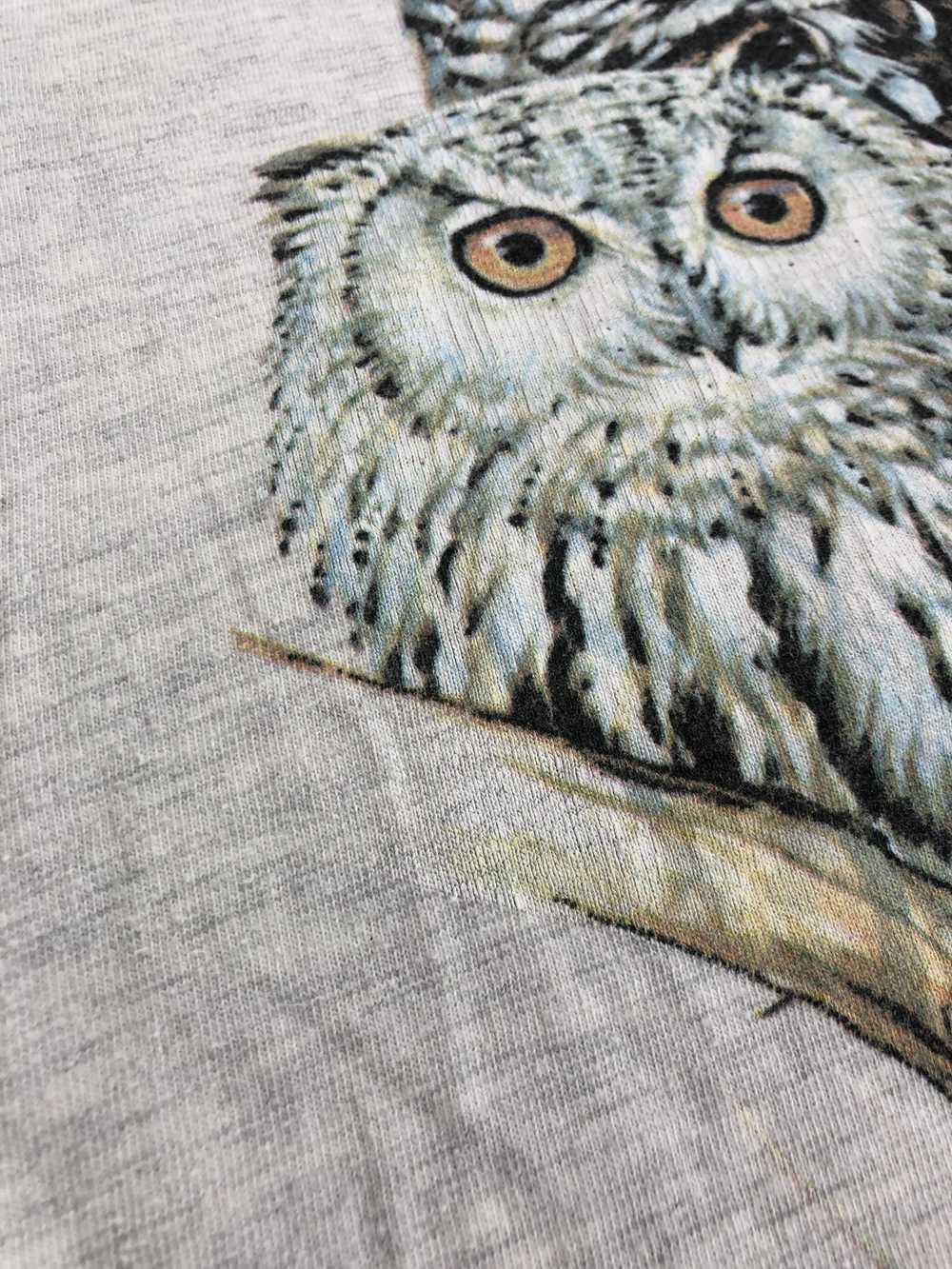 Animal Tee × Vintage Vintage 1992 Harlequin Owl (… - image 5