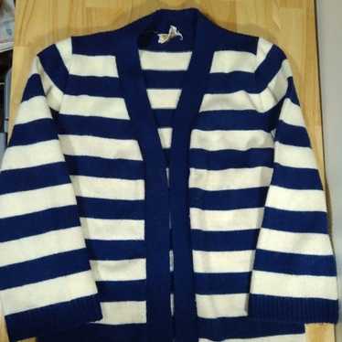 Streetwear × Vintage Vintage El Mar Striped Cardi… - image 1