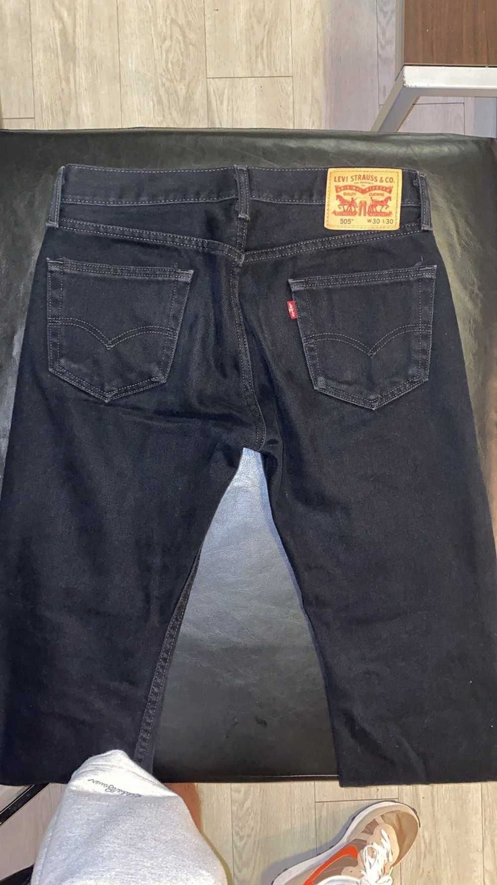 Levi's Black Levi 505 straight - image 2