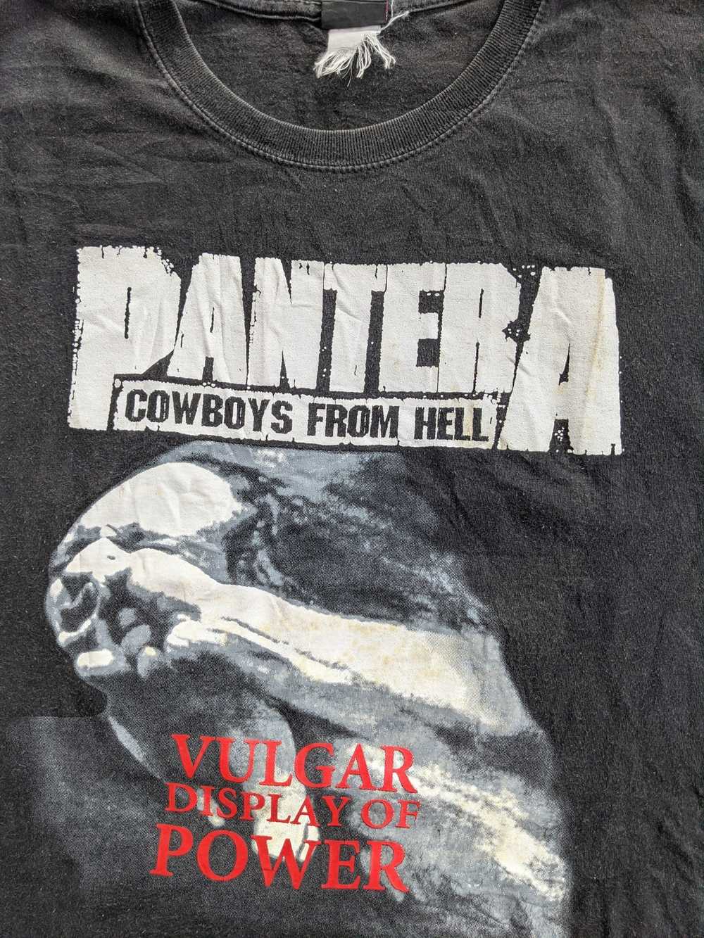 Band Tees × Vintage Vintage 90s bootleg Pantera C… - image 3