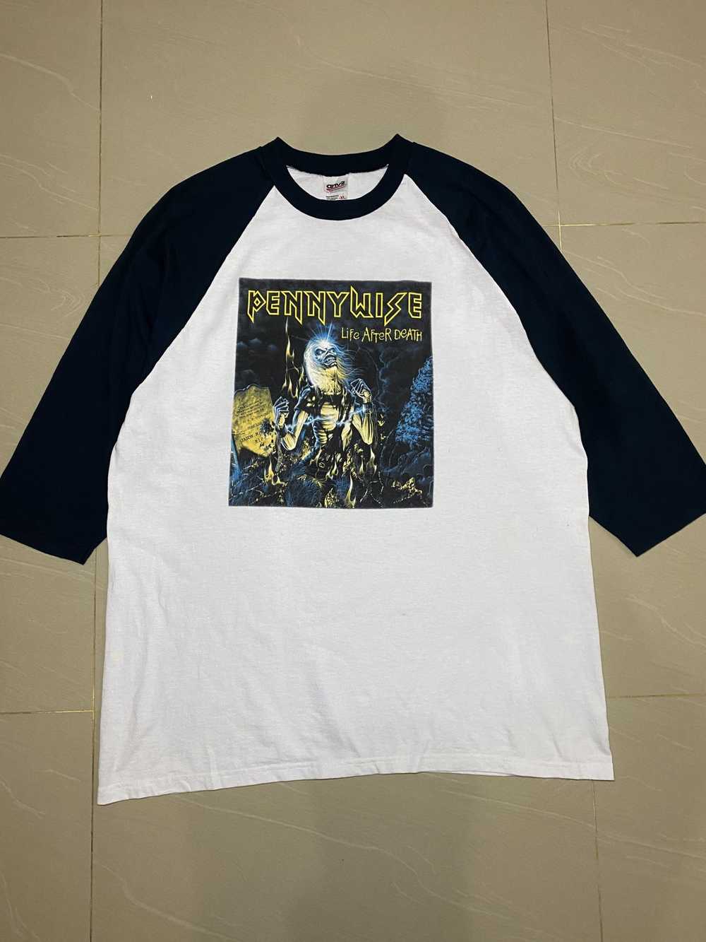 Art × Band Tees × Vintage Rare Pennywise Life Aft… - image 1