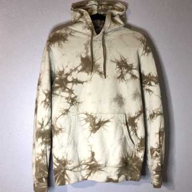 Huf × Streetwear Huf Leary Tie-Dye Beige Hoodie - image 1