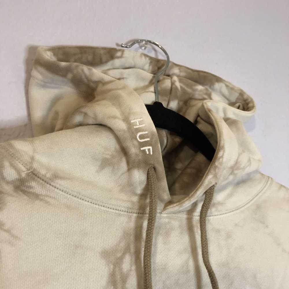 Huf × Streetwear Huf Leary Tie-Dye Beige Hoodie - image 3