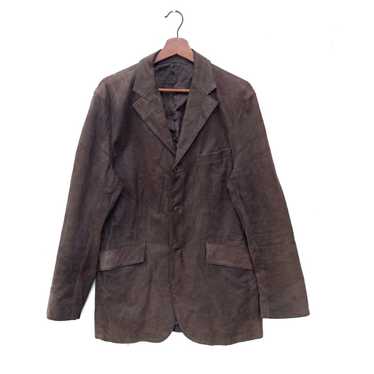 Bigi Vintage Radmess Mens Bigi Leather Blazer Coat - image 1