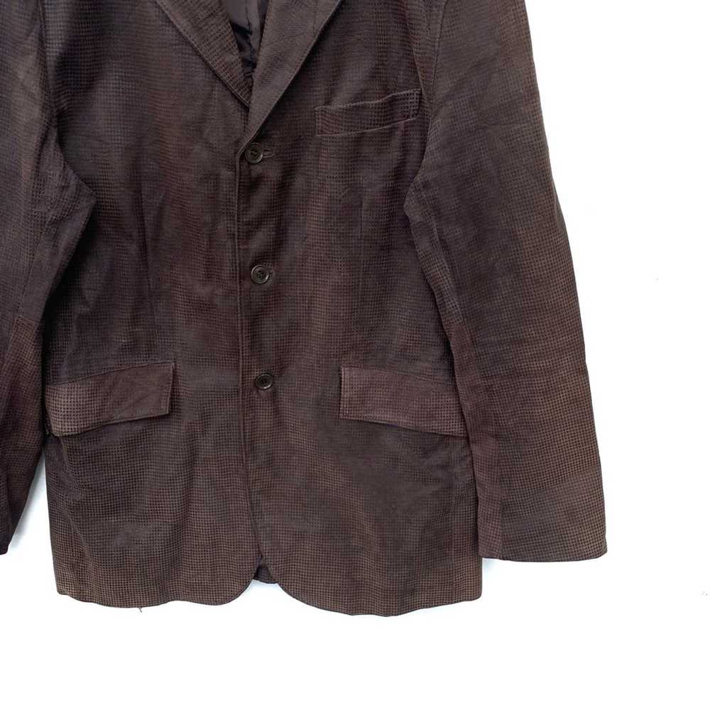 Bigi Vintage Radmess Mens Bigi Leather Blazer Coat - image 4