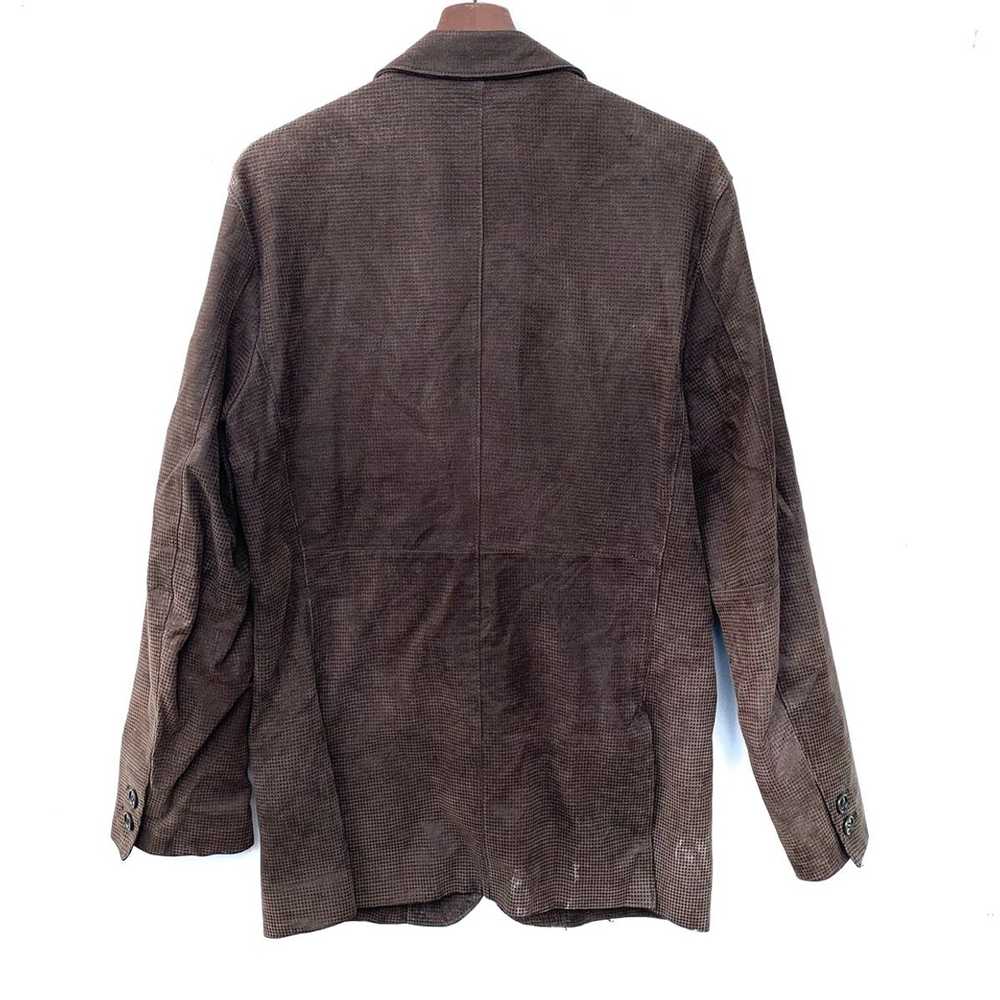 Bigi Vintage Radmess Mens Bigi Leather Blazer Coat - image 6