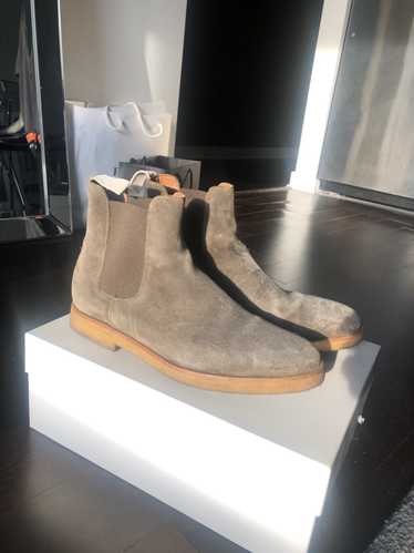 Common Projects suede chelsea boots