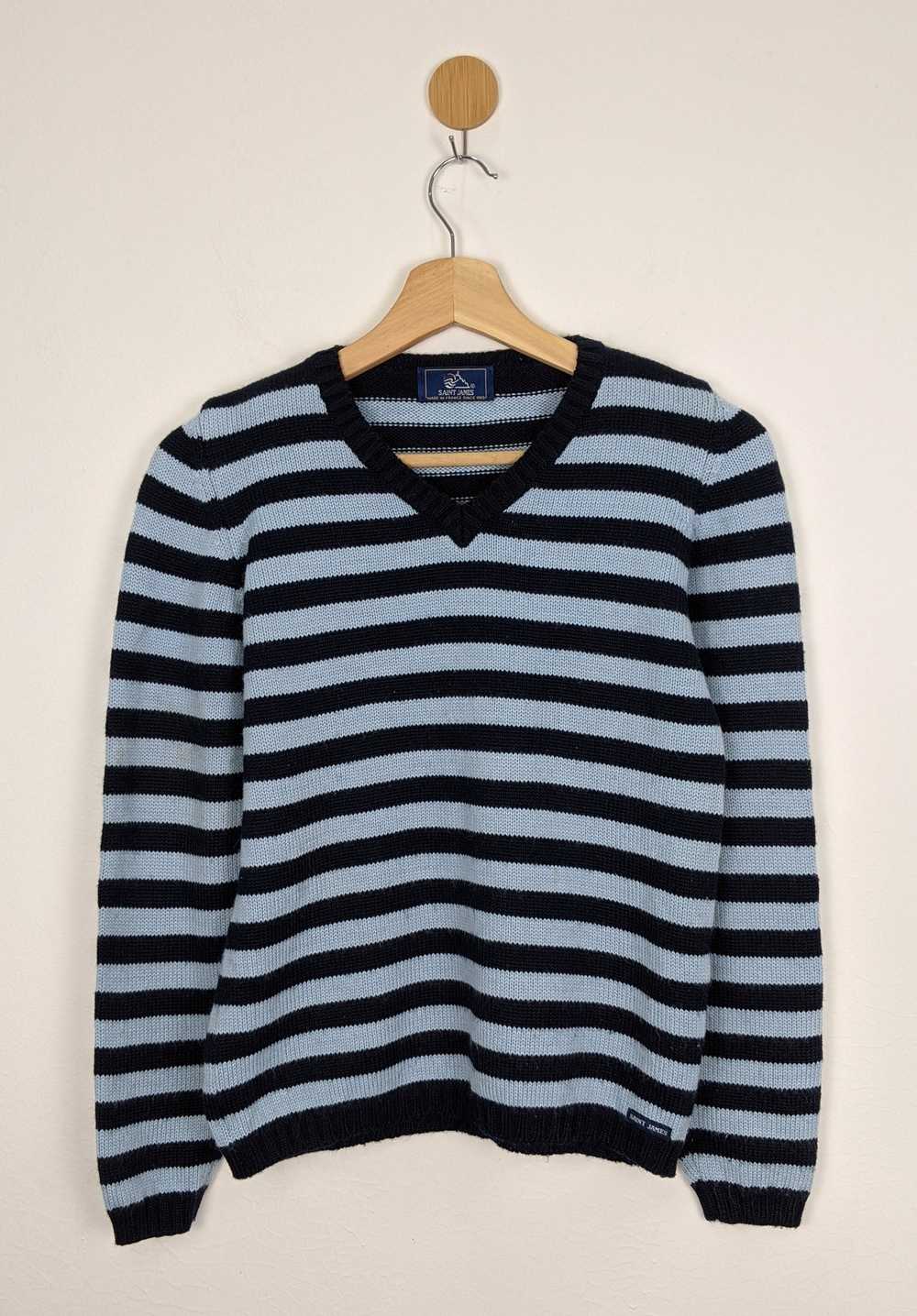 Saint James Saint James Stripe Wool Sweatshirt - image 1