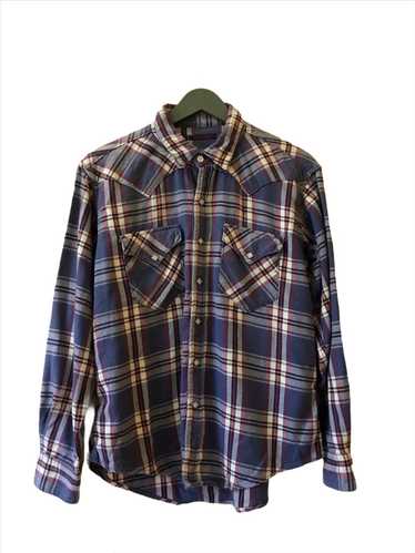 Blue blue japan flannel - Gem