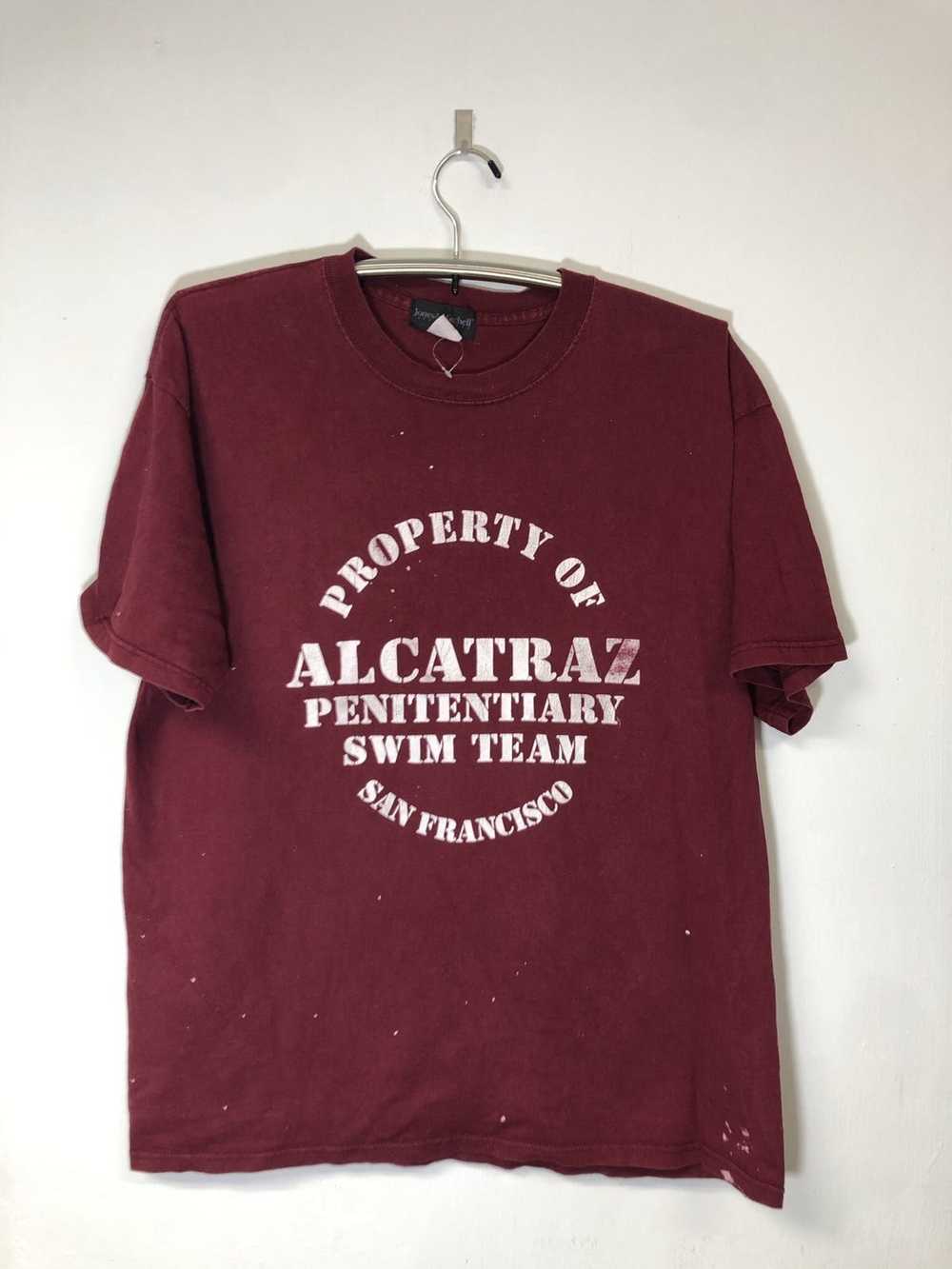 Vintage Alcatraz Jail T Shirt PENITENTIARY Swim T… - image 1