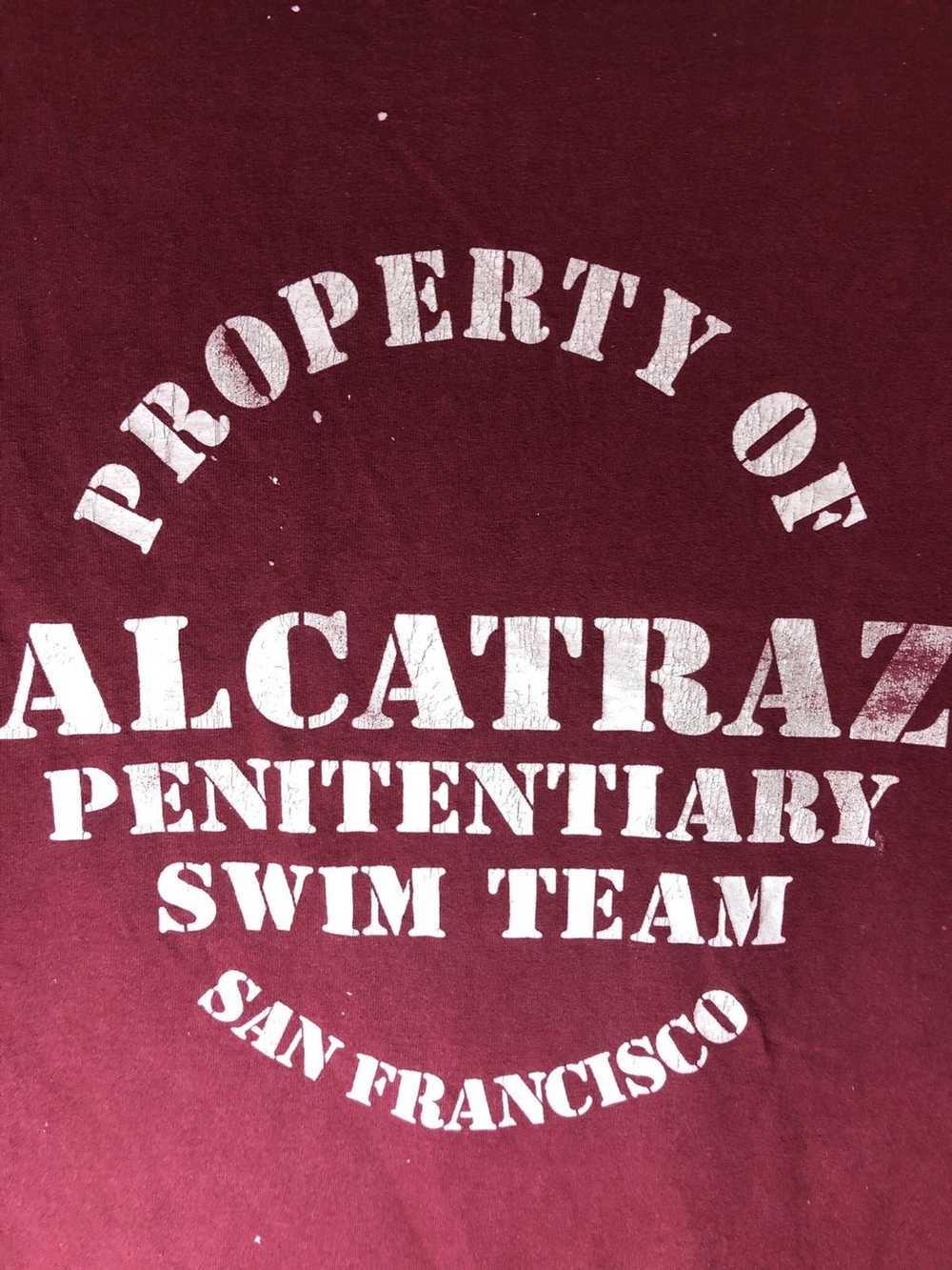 Vintage Alcatraz Jail T Shirt PENITENTIARY Swim T… - image 3