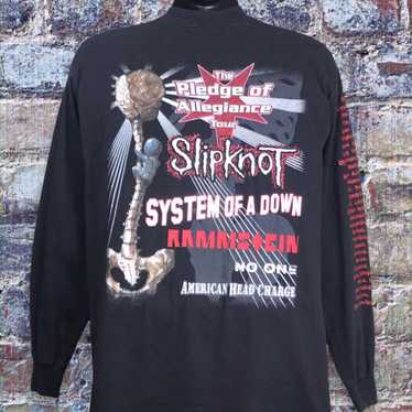 Slipknot × Tour Tee × Vintage Vintage 00s Pledge … - image 1