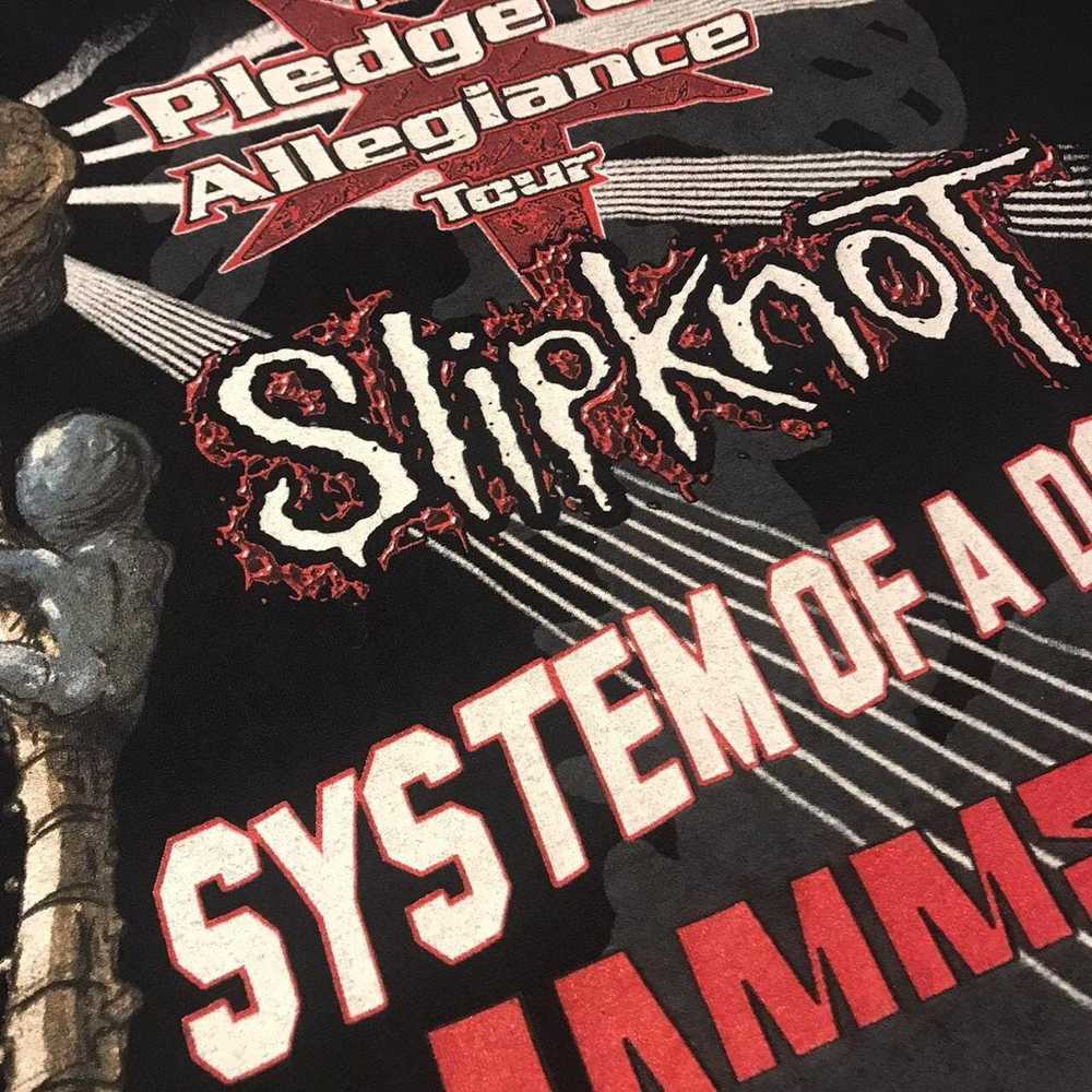 Slipknot × Tour Tee × Vintage Vintage 00s Pledge … - image 4