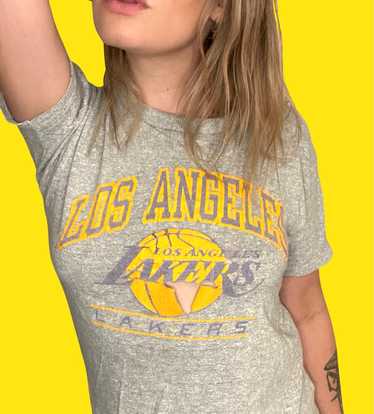 Thrashed 90s LA Lakers Tee