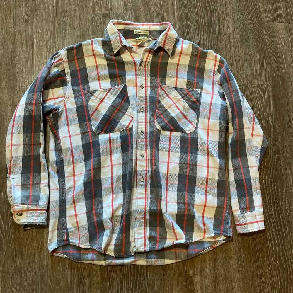 Flannel × Made In Usa × Vintage Vintage Checkered… - image 1