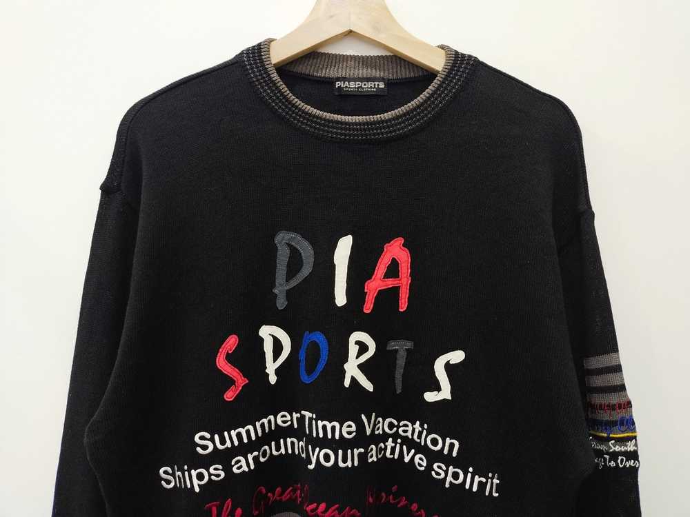 Japanese Brand × Vintage Vintage Pia Sports Sweat… - image 2