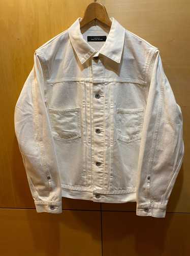United Arrows green label relaxing white denim jac