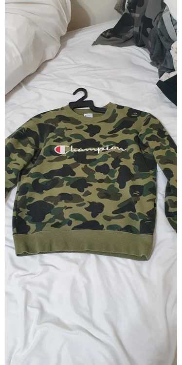 Bape x best sale champion sweater