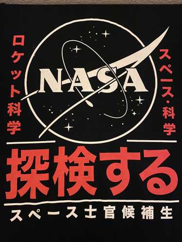 Nasa NASA Black & Red Graphic T-Shirt