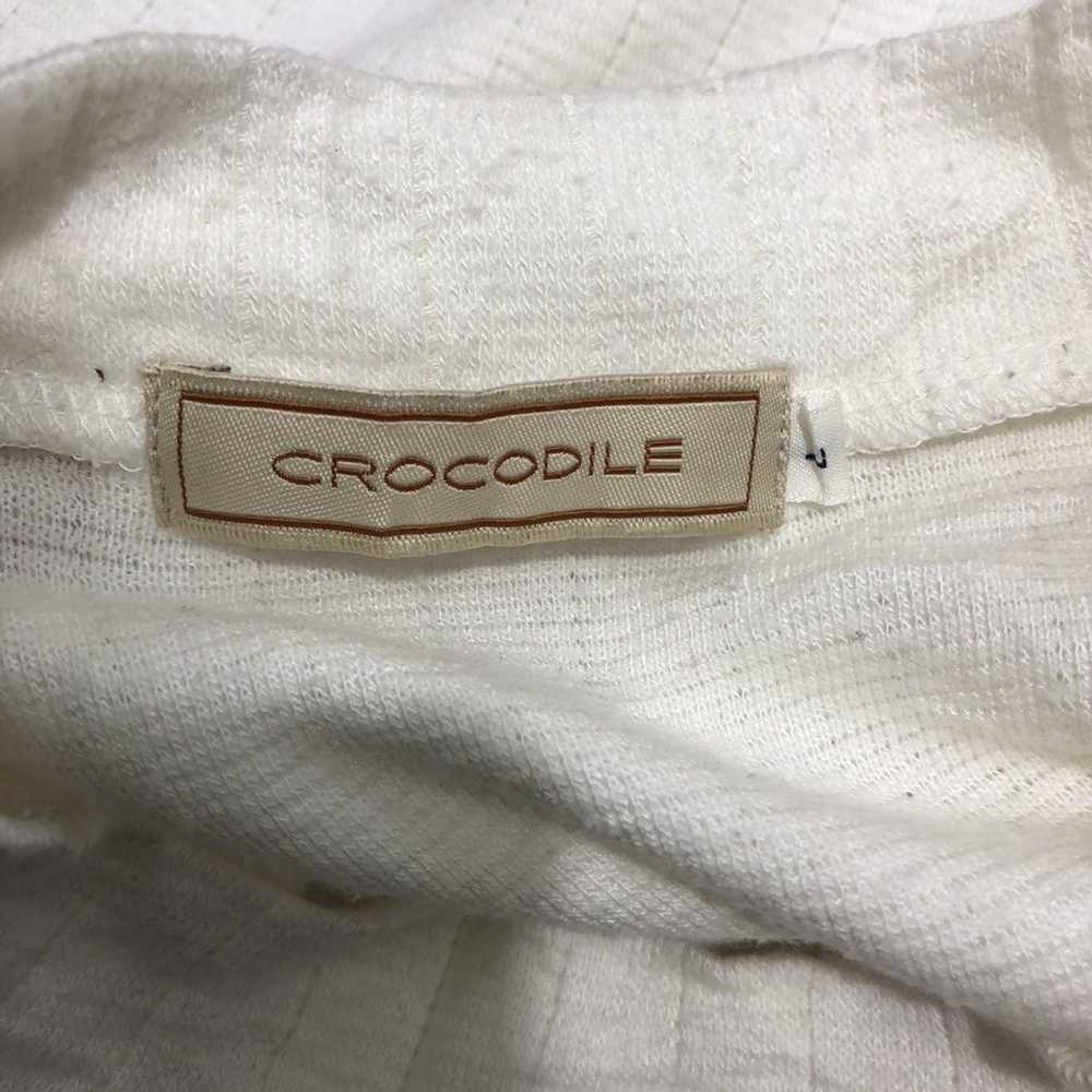 Vintage CROCODILE Long Sleeve Shirt Streetwear Cl… - image 8