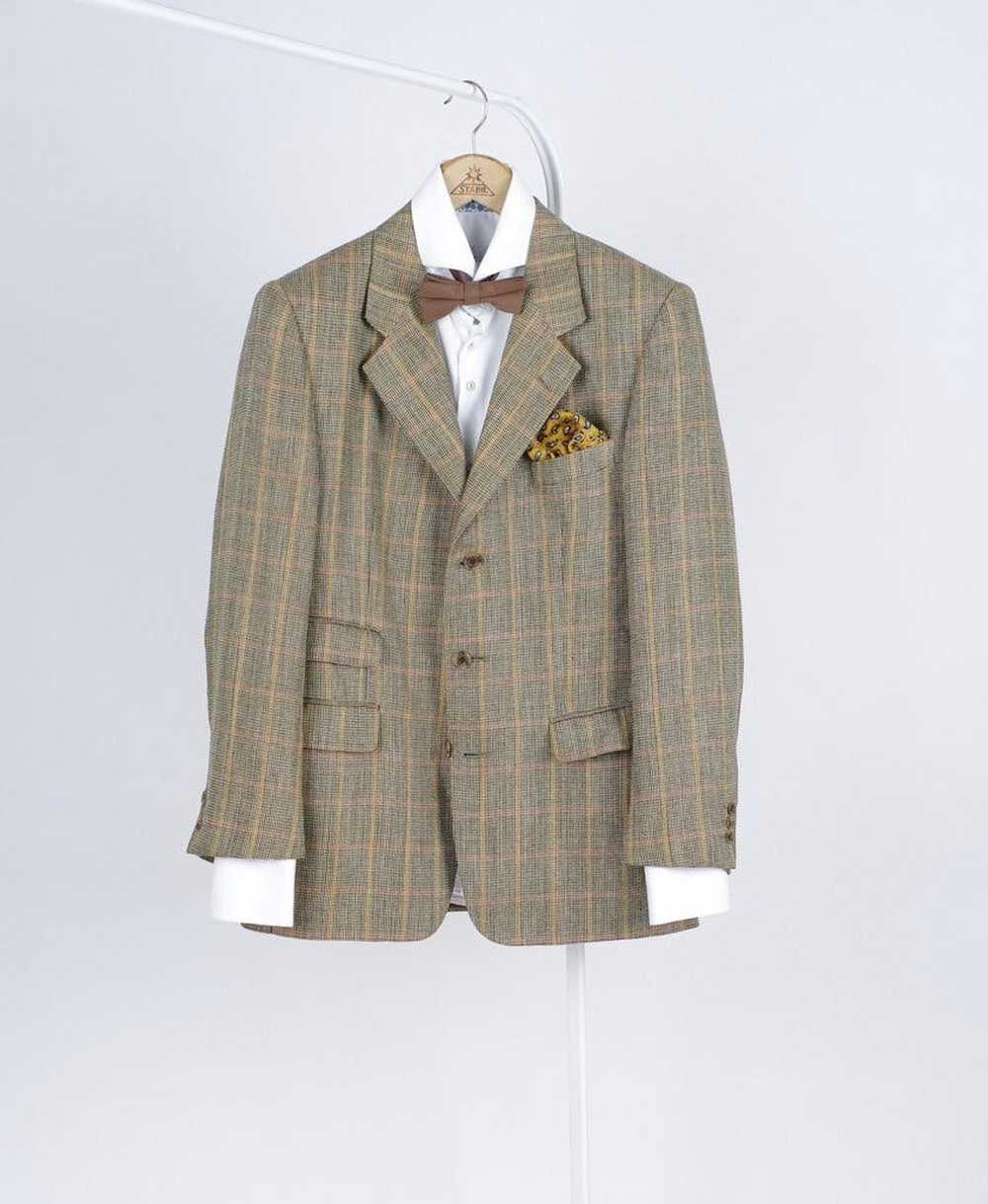 Daks London × Vintage Daks Wool Silk and Linen Su… - image 1