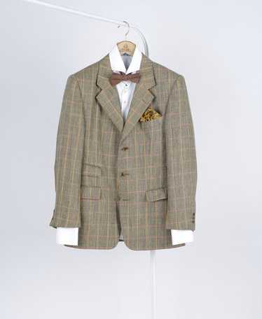 Daks London × Vintage Daks Wool Silk and Linen Su… - image 1