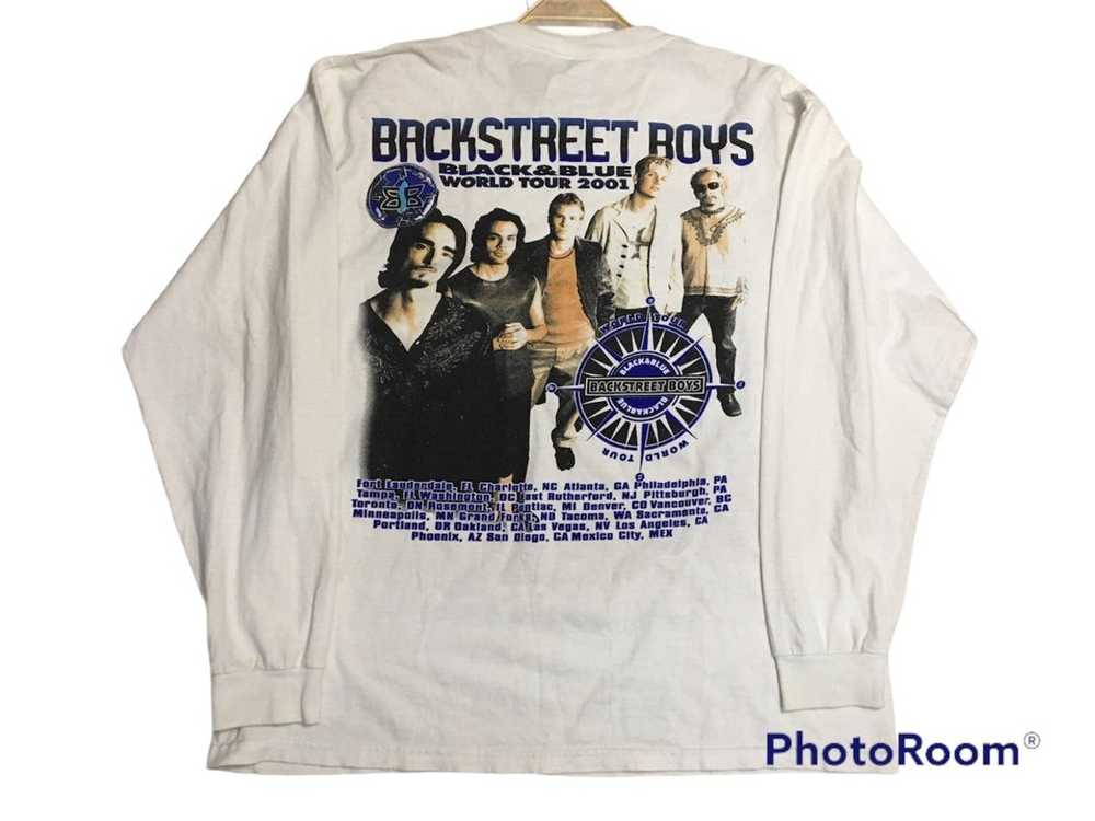 Band Tees × Vintage Vintage 2001 Back street boys… - image 2