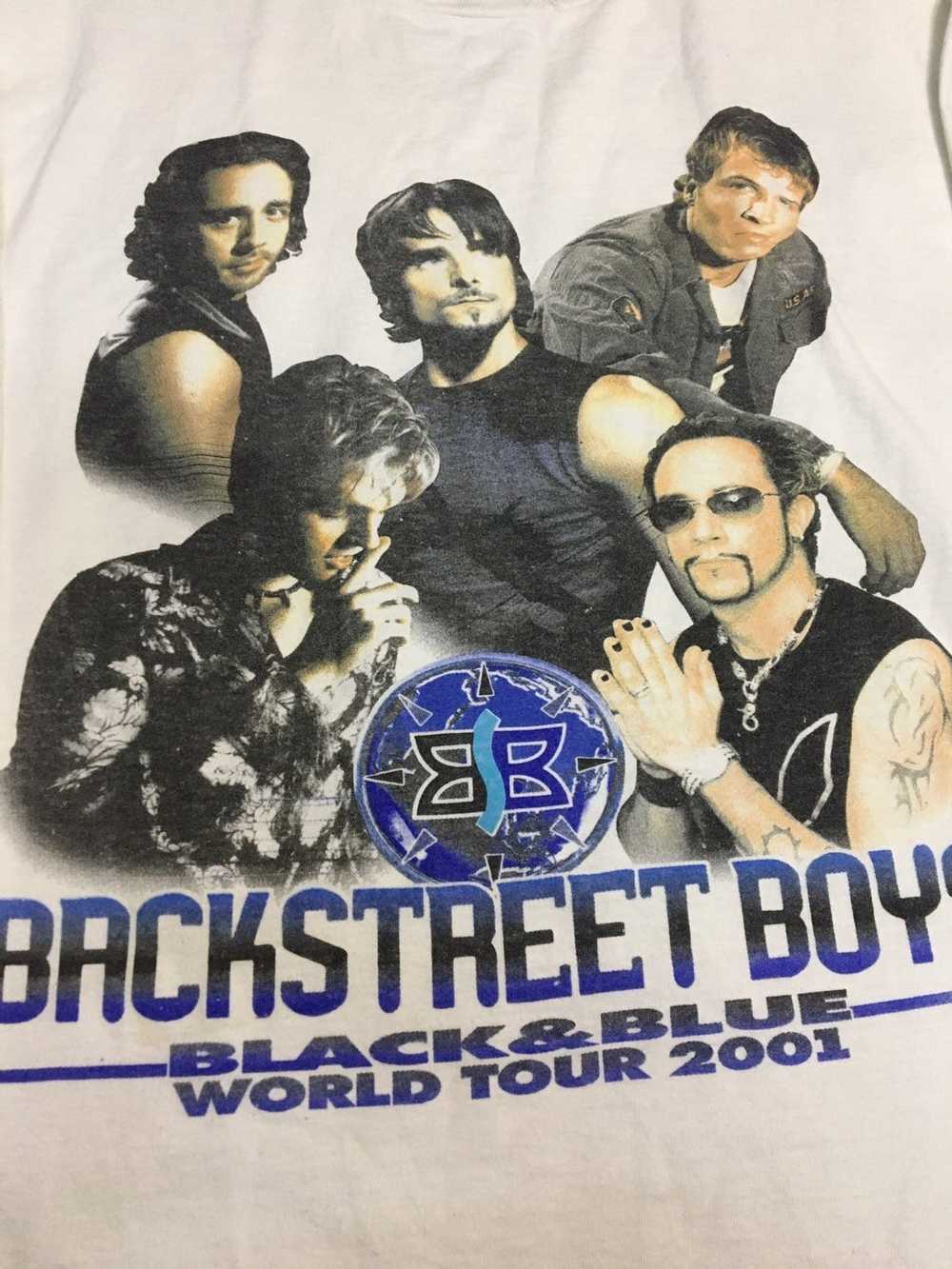 Band Tees × Vintage Vintage 2001 Back street boys… - image 4