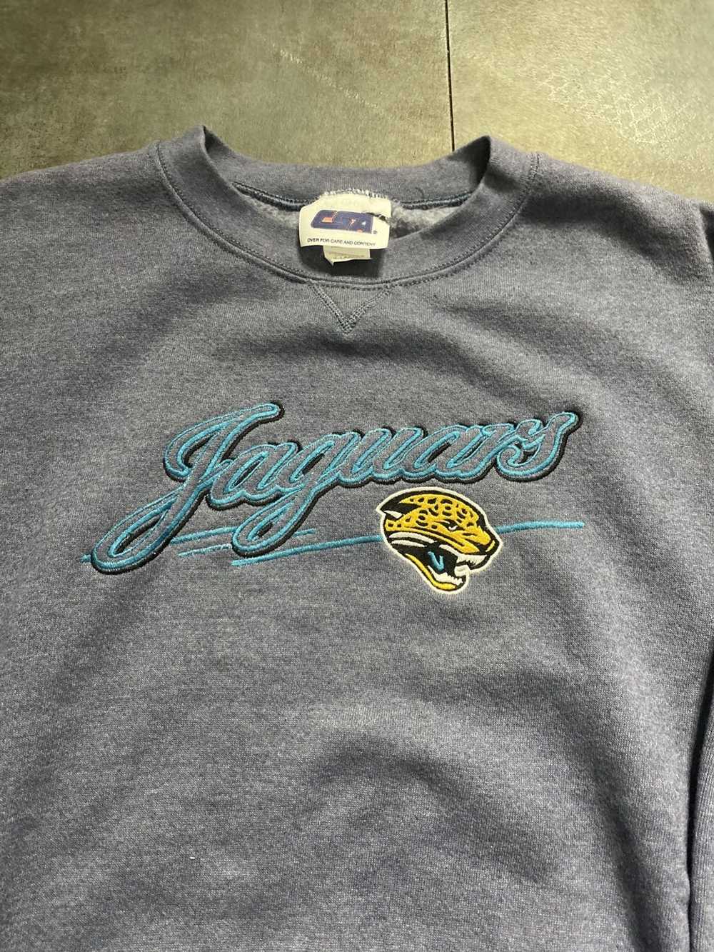 Vintage 00s Cotton Mix Blue NFL Women's Jaguars Sweatshirt - Small– Domno  Vintage