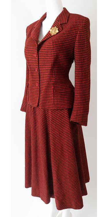 Fab 80s Jaeger Houndstooth Outfit - image 1