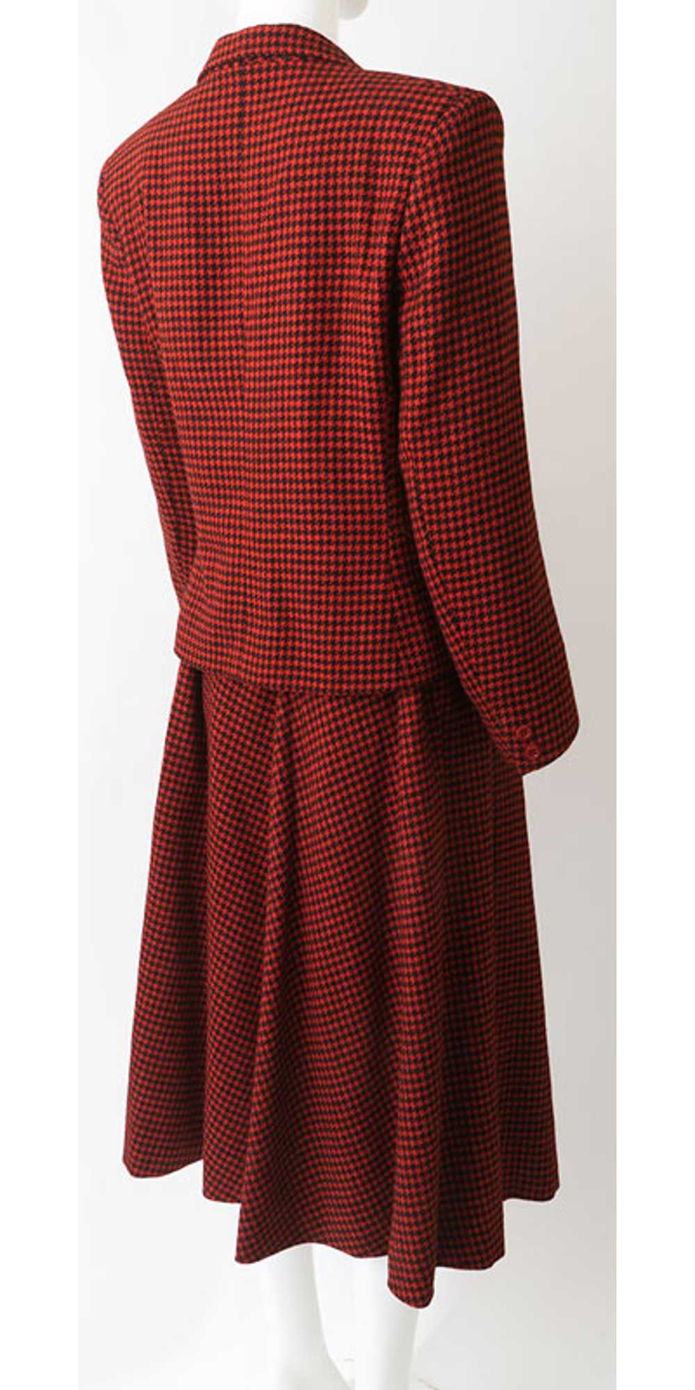 Fab 80s Jaeger Houndstooth Outfit - image 4