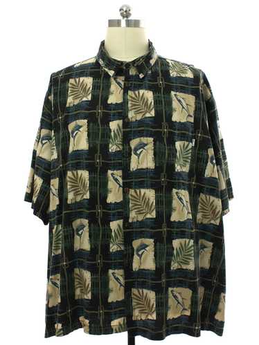 1980's Hwy 1 Mens Cotton Lawn Hawaiian Shirt