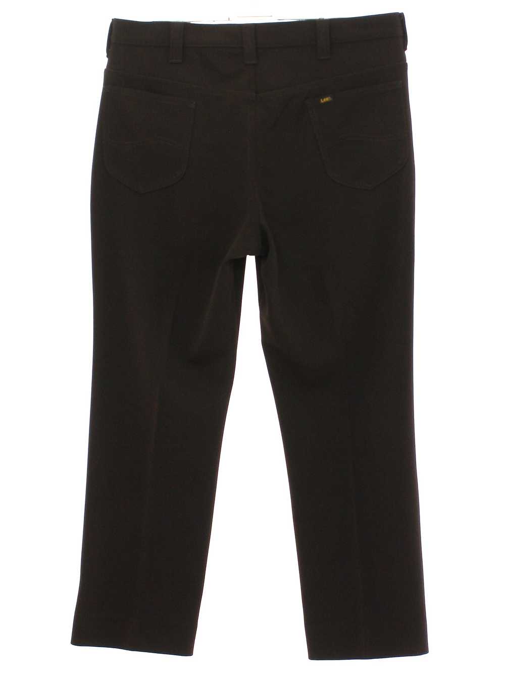 1970's Lee Mens Brown Lee Jeans-cut Pants - image 3