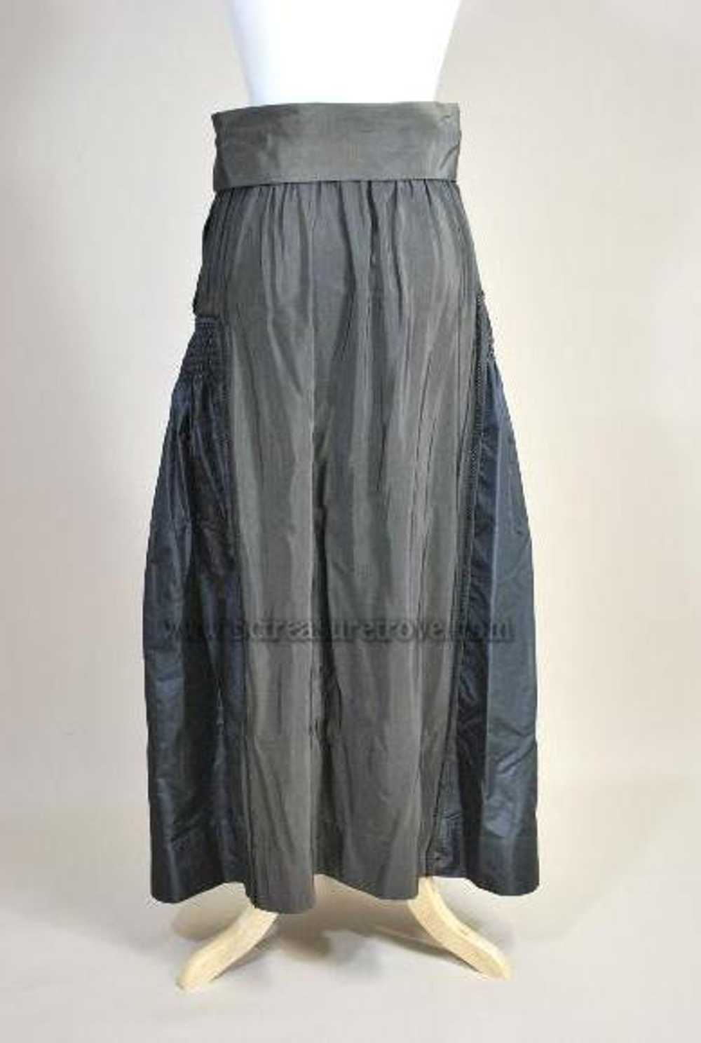 Antique Mid to Late 1910s Silk Skirt – WWI Era, A… - image 3