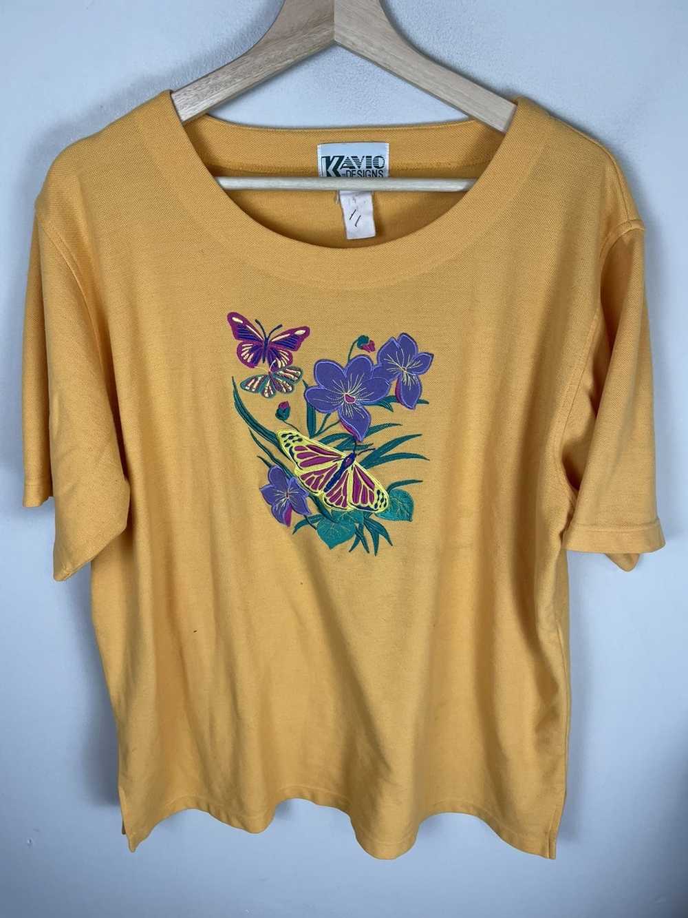 Vintage Vintage Kabul Flowers T-Shirt - image 1