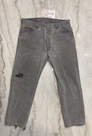 Levi's Vintage Levi’s 501 34x28 Grey Made In USA D