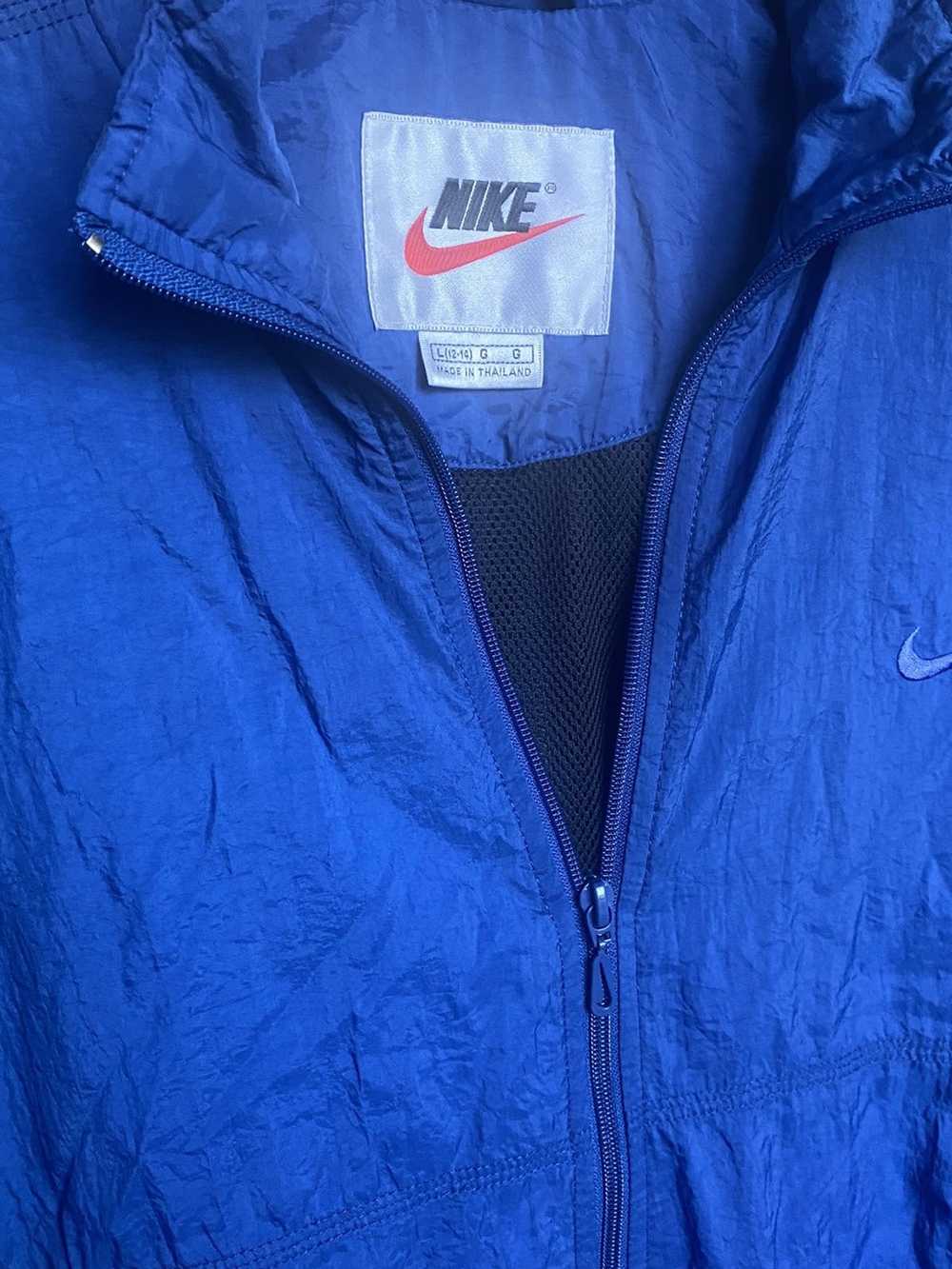 Nike × Vintage Crinkled Nylon Track Jacket - image 7