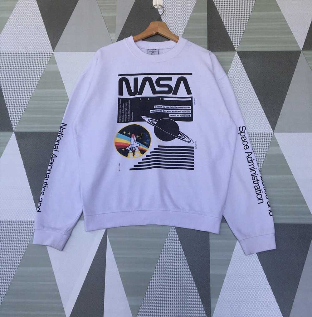 Japanese Brand × Nasa × Vintage Nasa Sweatshirt P… - image 1