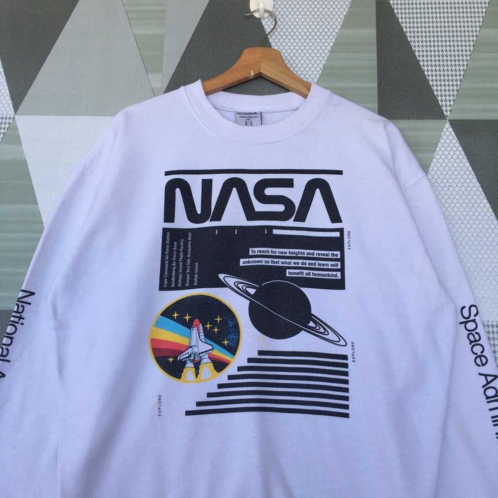 Japanese Brand × Nasa × Vintage Nasa Sweatshirt P… - image 3