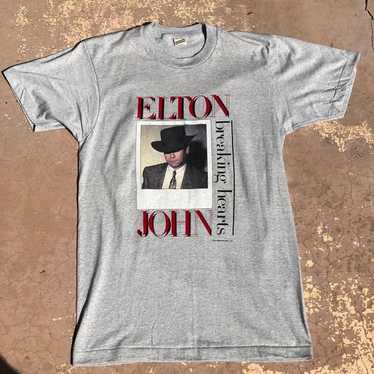 Band Tees × Screen Stars × Vintage 1984 Elton Joh… - image 1
