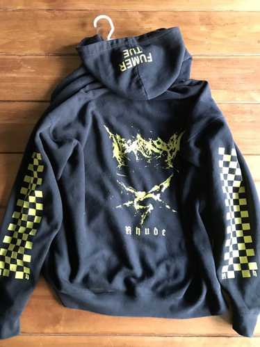 Rhude cheap skull hoodie