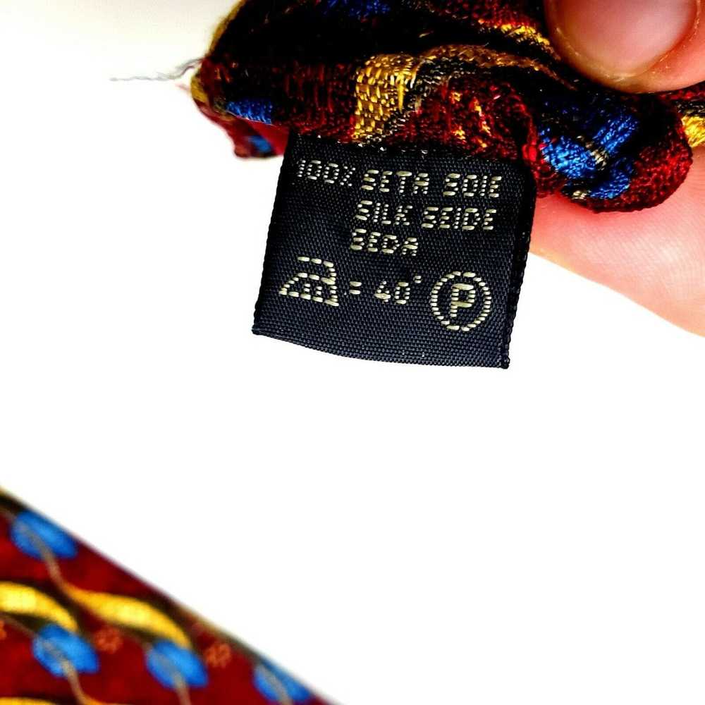 Ermenegildo Zegna Ermenegildo Zegna Red Silk Tie … - image 4