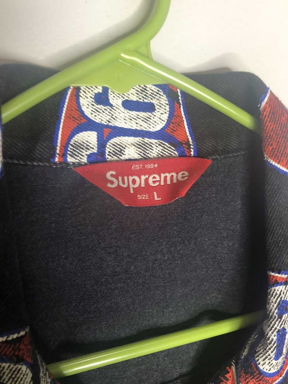 Supreme Supreme 666 Denim Jacket with Pins - image 3