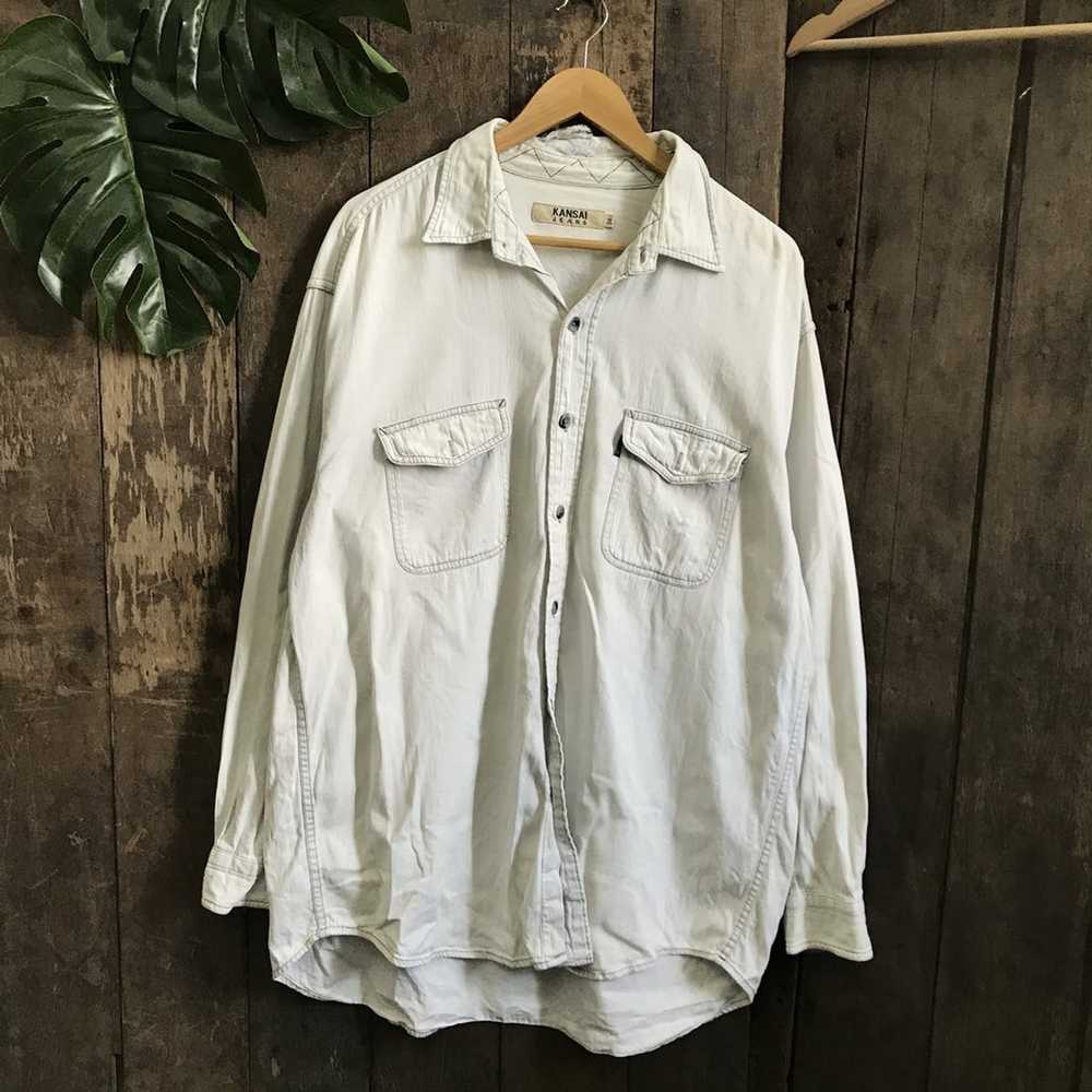 Kansai Yamamoto Kansai jeans shirt button up - image 1