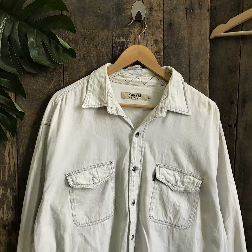 Kansai Yamamoto Kansai jeans shirt button up - image 2