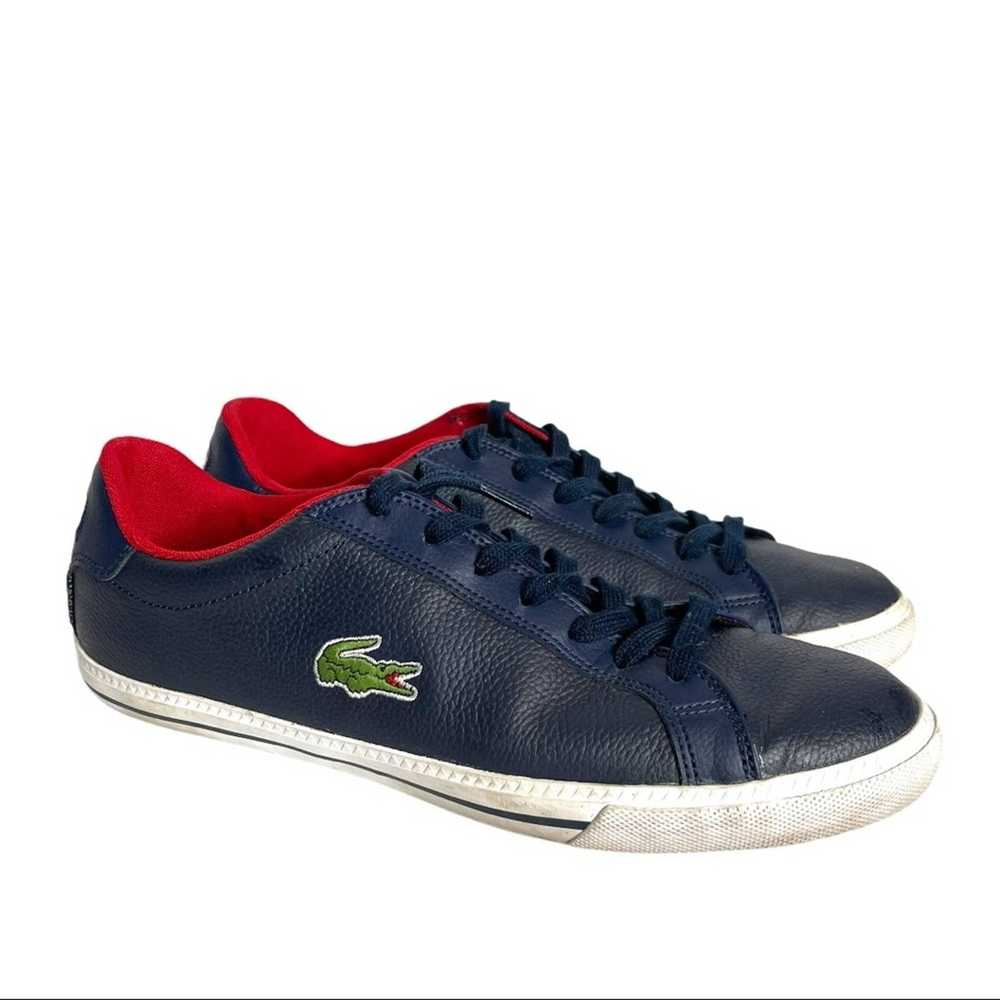 Lacoste Lacoste Leather Lace Up Sneakers, Men’s S… - image 1