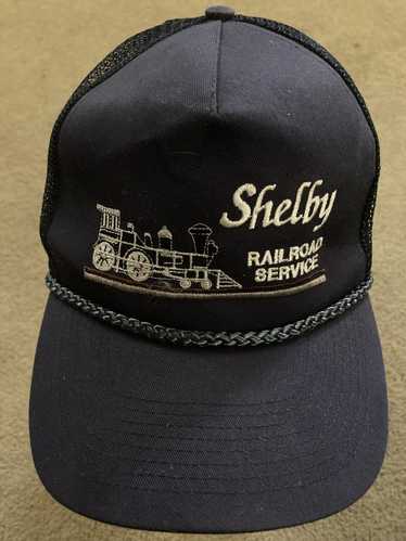 Snap Back × Trucker Hat × Vintage Shelby Railroad 