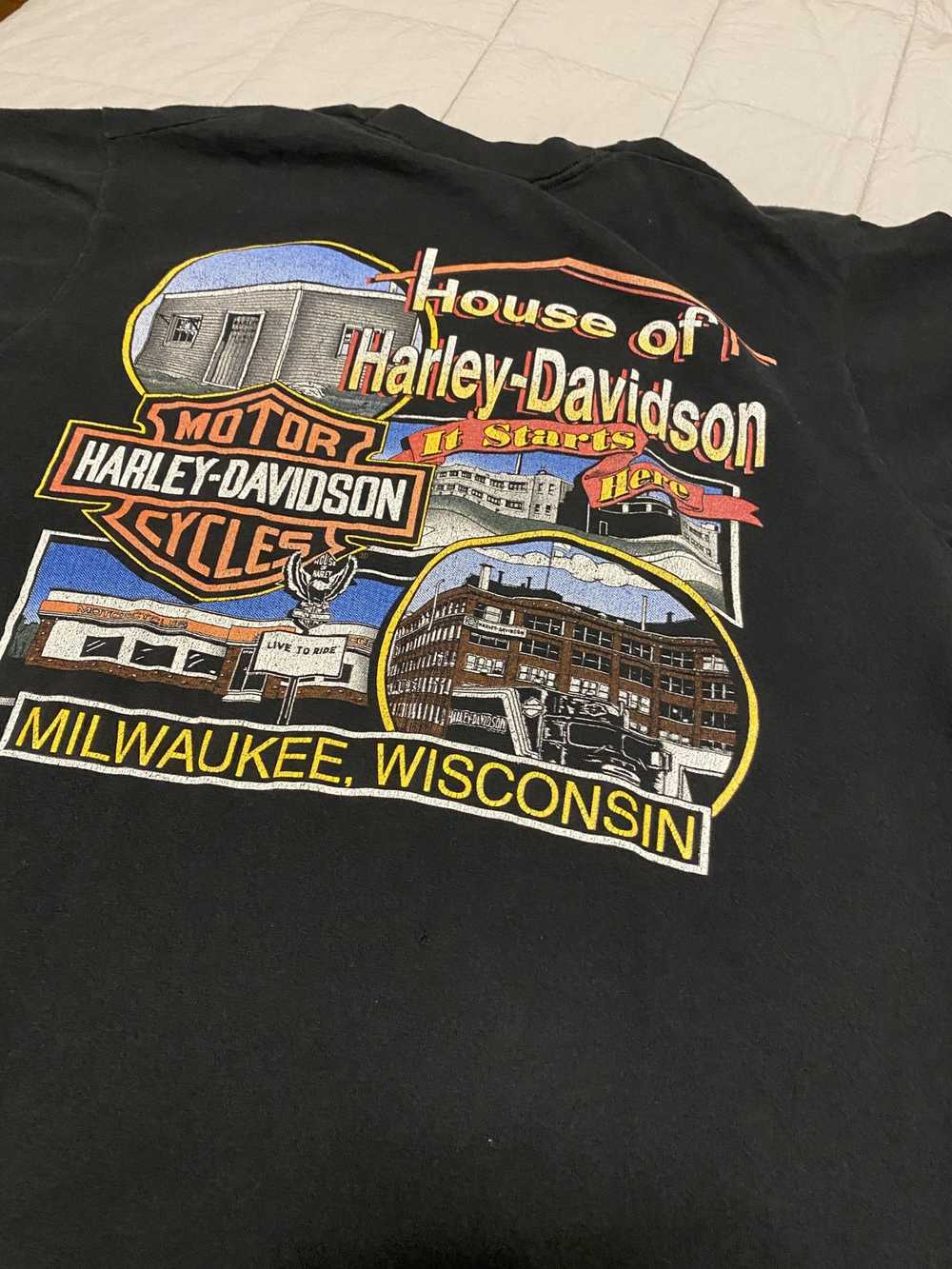Harley Davidson Vintage Harley Davidson Shirt - image 3
