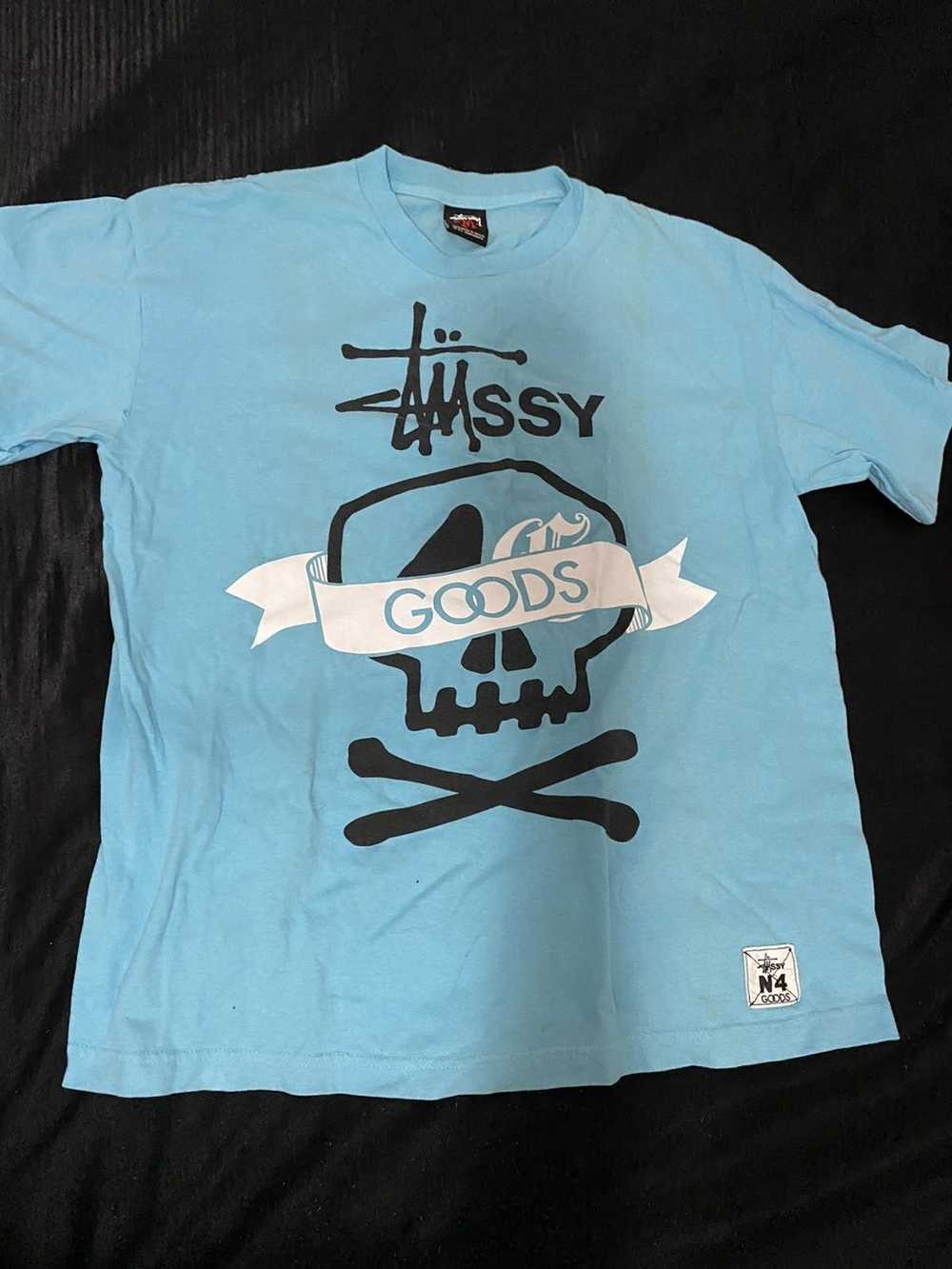 Goods × Stussy Stussy x Goods blue tee - image 1