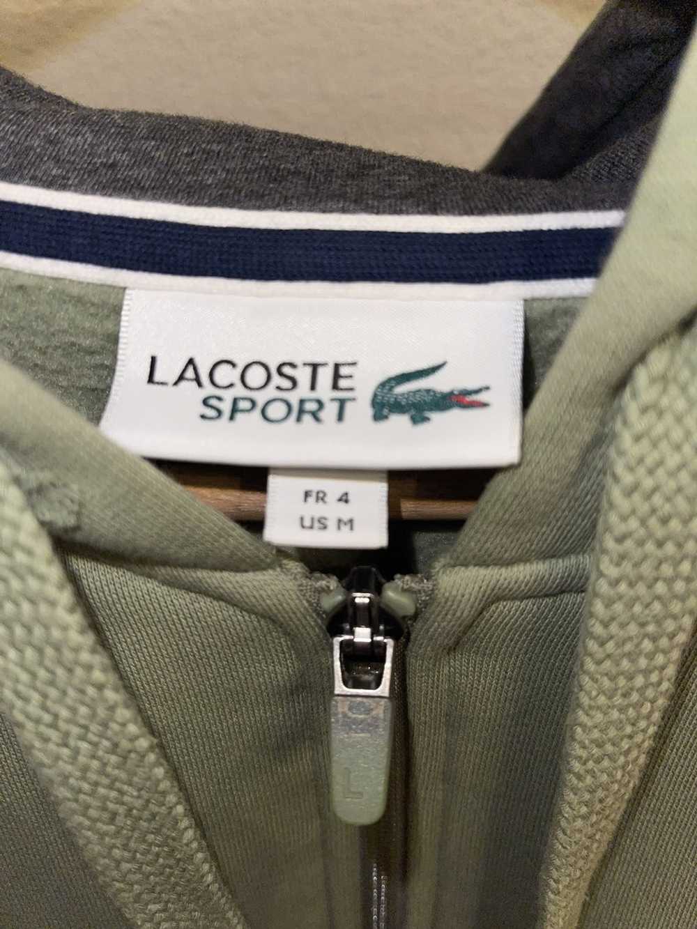 Lacoste × Vintage Lacoste Sport Zip-Hoodie Size M - image 3